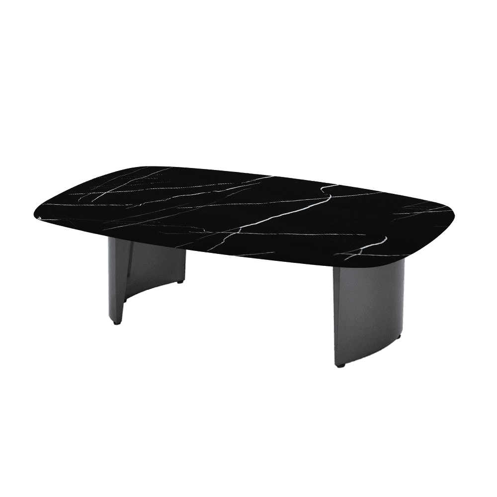 LUA – Mix & Match Marble Coffee Table with Stainless Steel Leg (1500mm x 700mm)