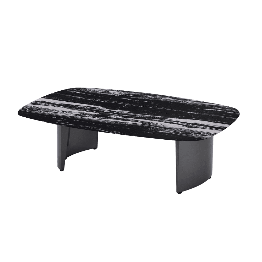 LUA – Mix & Match Marble Coffee Table with Stainless Steel Leg (1500mm x 700mm)