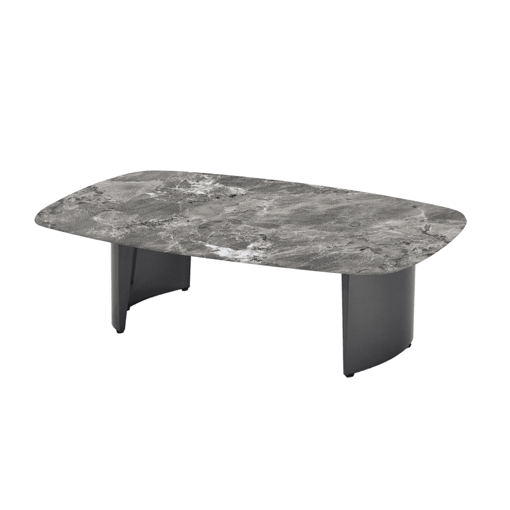 LUA – Mix & Match Marble Coffee Table with Stainless Steel Leg (1500mm x 700mm)