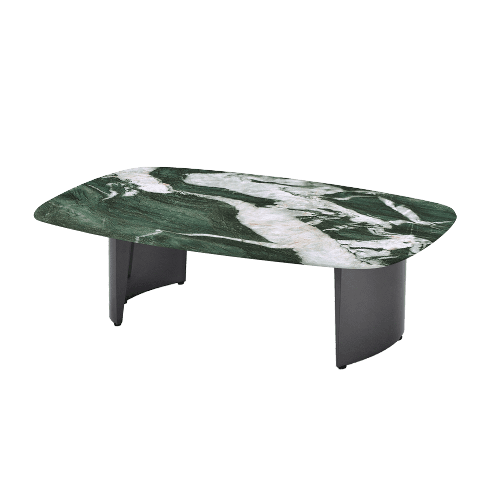 LUA – Mix & Match Marble Coffee Table with Stainless Steel Leg (1500mm x 700mm)