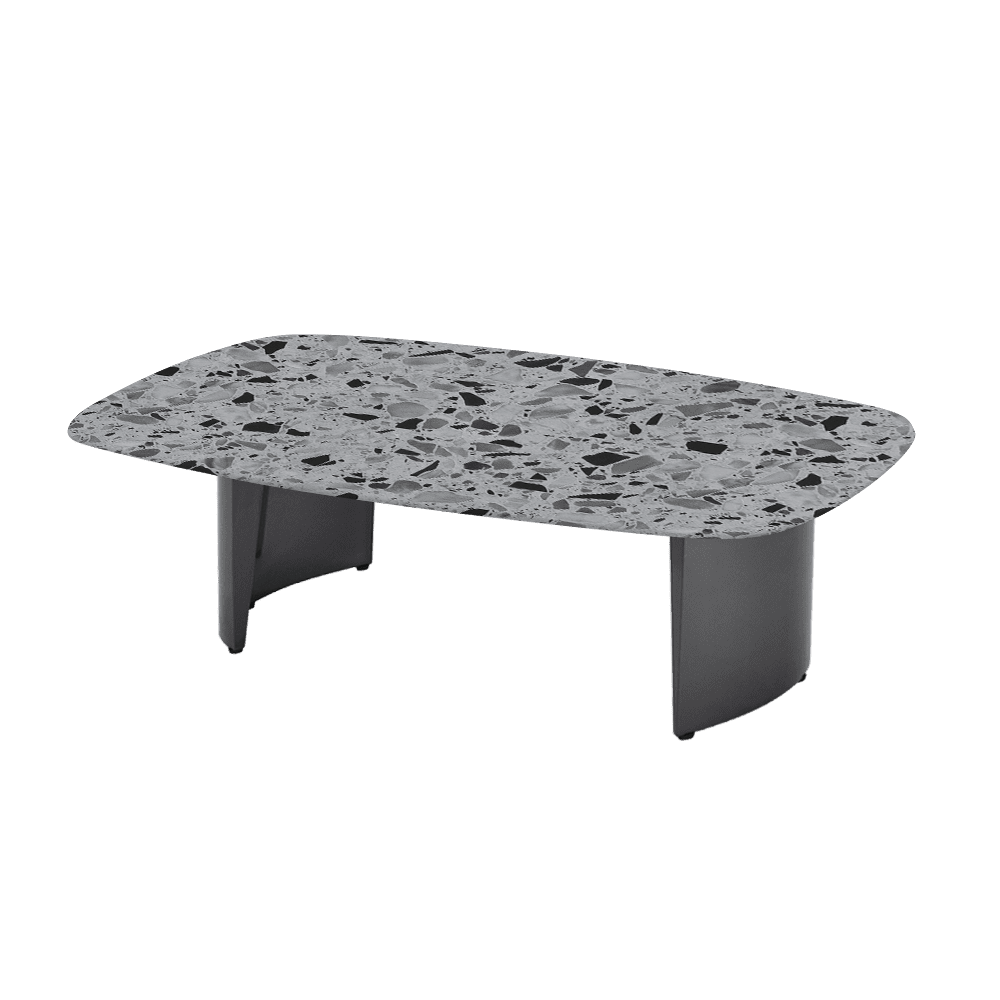 LUA – Mix & Match Marble Coffee Table with Stainless Steel Leg (1500mm x 700mm)