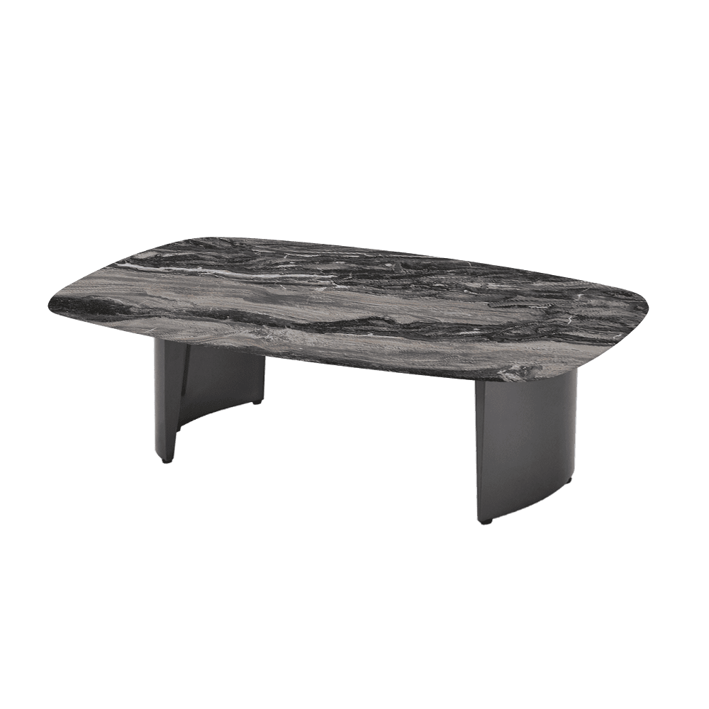 LUA – Mix & Match Marble Coffee Table with Stainless Steel Leg (1500mm x 700mm)