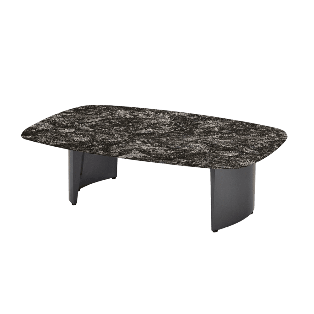 LUA – Mix & Match Marble Coffee Table with Stainless Steel Leg (1500mm x 700mm)