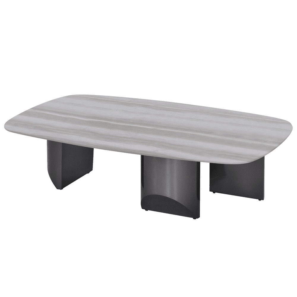 NOA – Mix & Match Marble Coffee Table with Stainless Steel Leg (1400mm x 800mm)