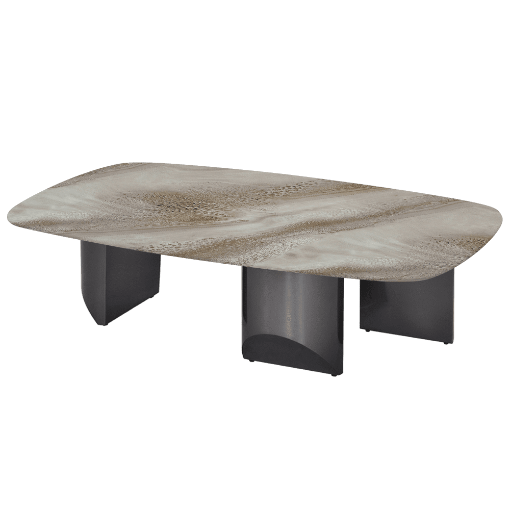 NOA – Mix & Match Marble Coffee Table with Stainless Steel Leg (1400mm x 800mm)
