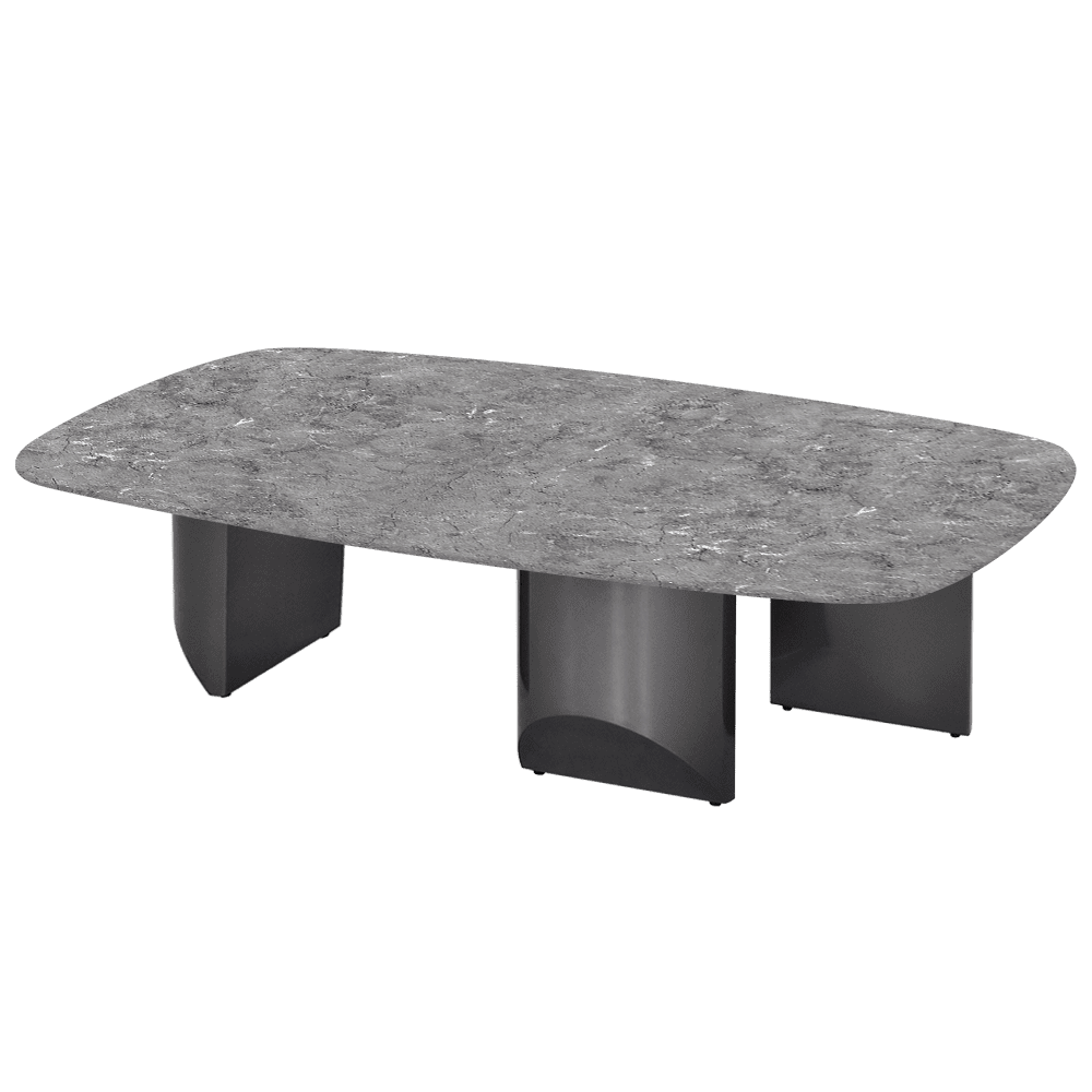NOA – Mix & Match Marble Coffee Table with Stainless Steel Leg (1400mm x 800mm)