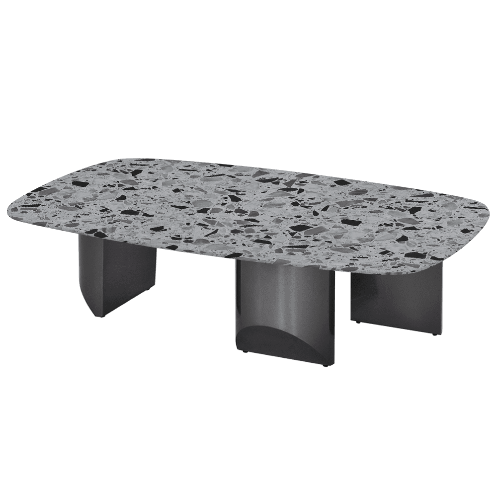 NOA – Mix & Match Marble Coffee Table with Stainless Steel Leg (1400mm x 800mm)