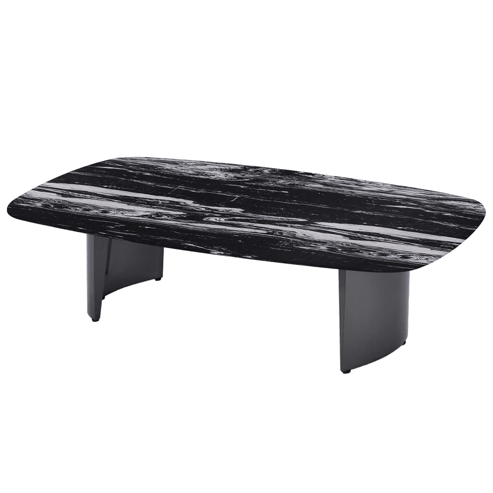 LUA – Mix & Match Marble Coffee Table with Stainless Steel Leg (1400mm x 800mm)