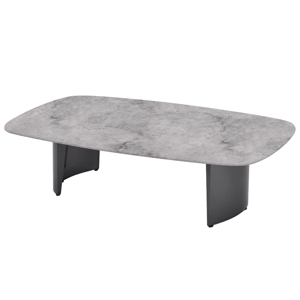 LUA – Mix & Match Marble Coffee Table with Stainless Steel Leg (1400mm x 800mm)