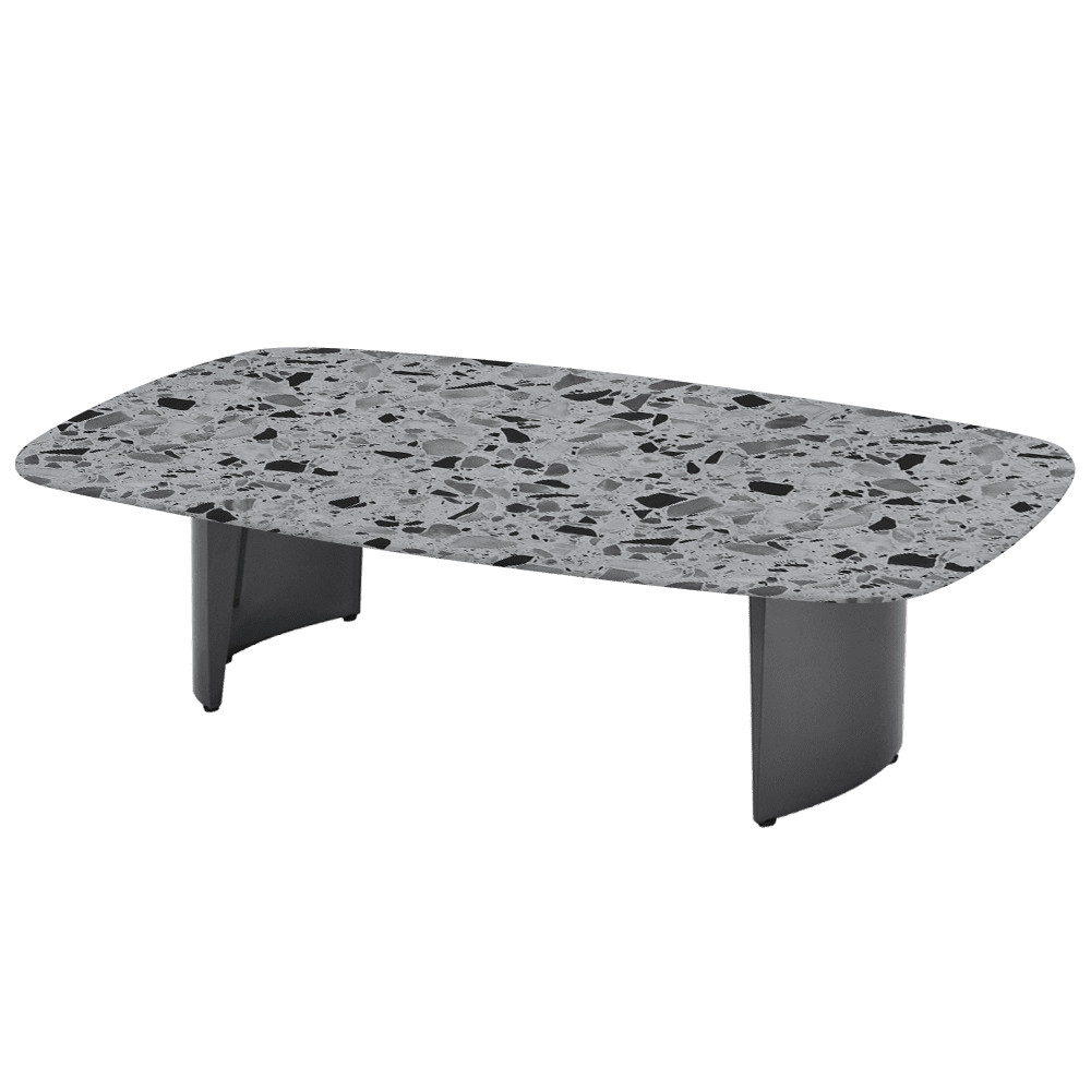 LUA – Mix & Match Marble Coffee Table with Stainless Steel Leg (1400mm x 800mm)