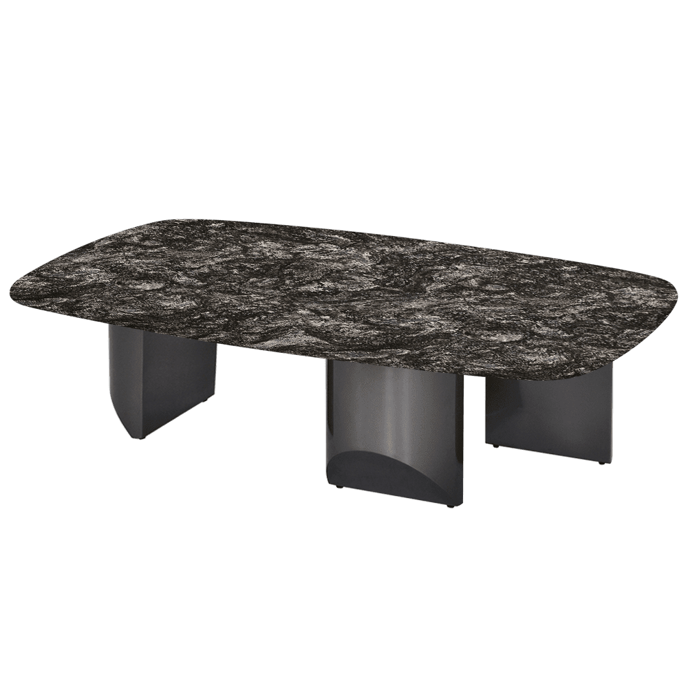 NOA – Mix & Match Marble Coffee Table with Stainless Steel Leg (1400mm x 800mm)