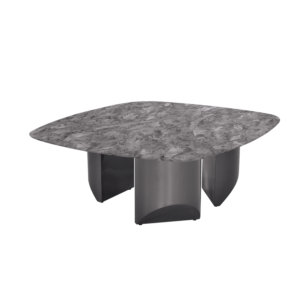 NOA – Mix & Match Marble Coffee Table with Stainless Steel Leg (1000mmx1000mm)