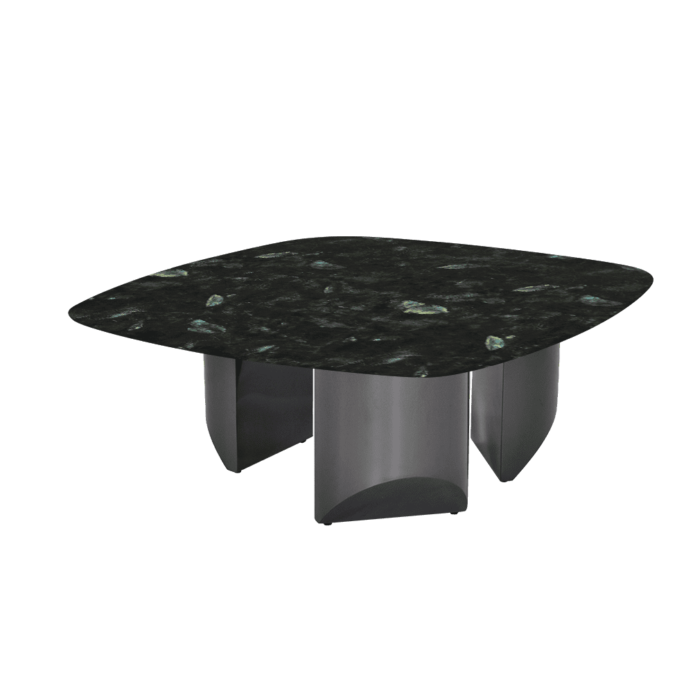 NOA – Mix & Match Marble Coffee Table with Stainless Steel Leg (1000mmx1000mm)