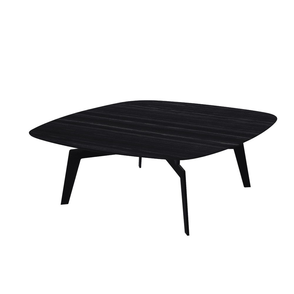 SELENA – Mix & Match Marble Coffee Table with Black Metal Leg
