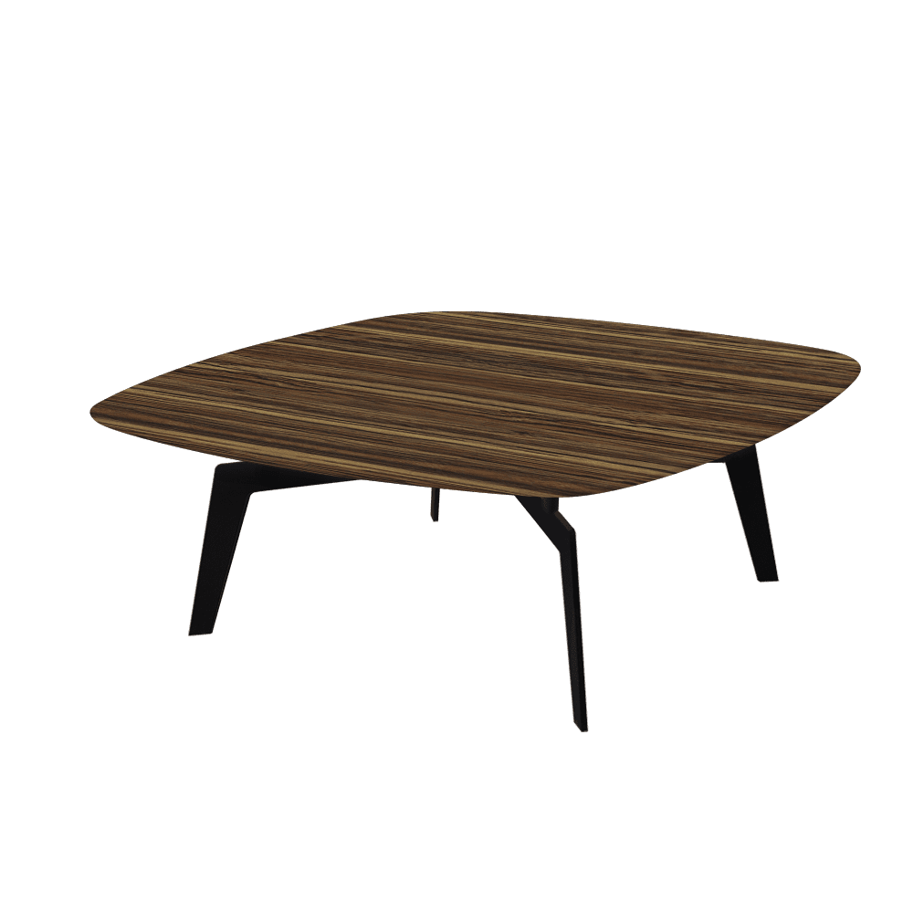 SELENA – Mix & Match Marble Coffee Table with Black Metal Leg