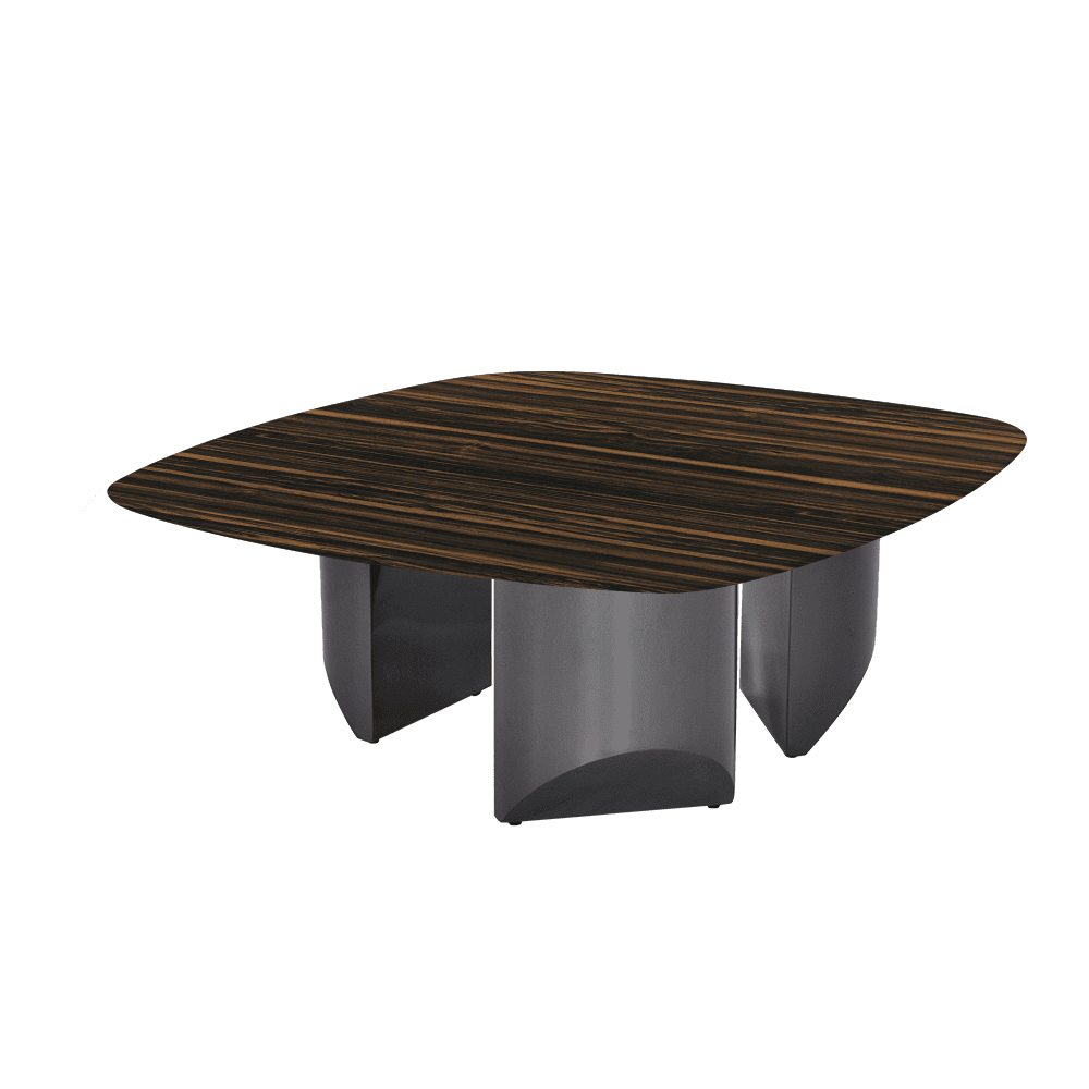 NOA – Mix & Match Marble Coffee Table with Stainless Steel Leg (1000mmx1000mm)