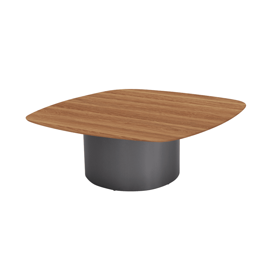 YUNA – Mix & Match Marble Coffee Table with Stainless Steel Leg (1000mm x 1000mm)