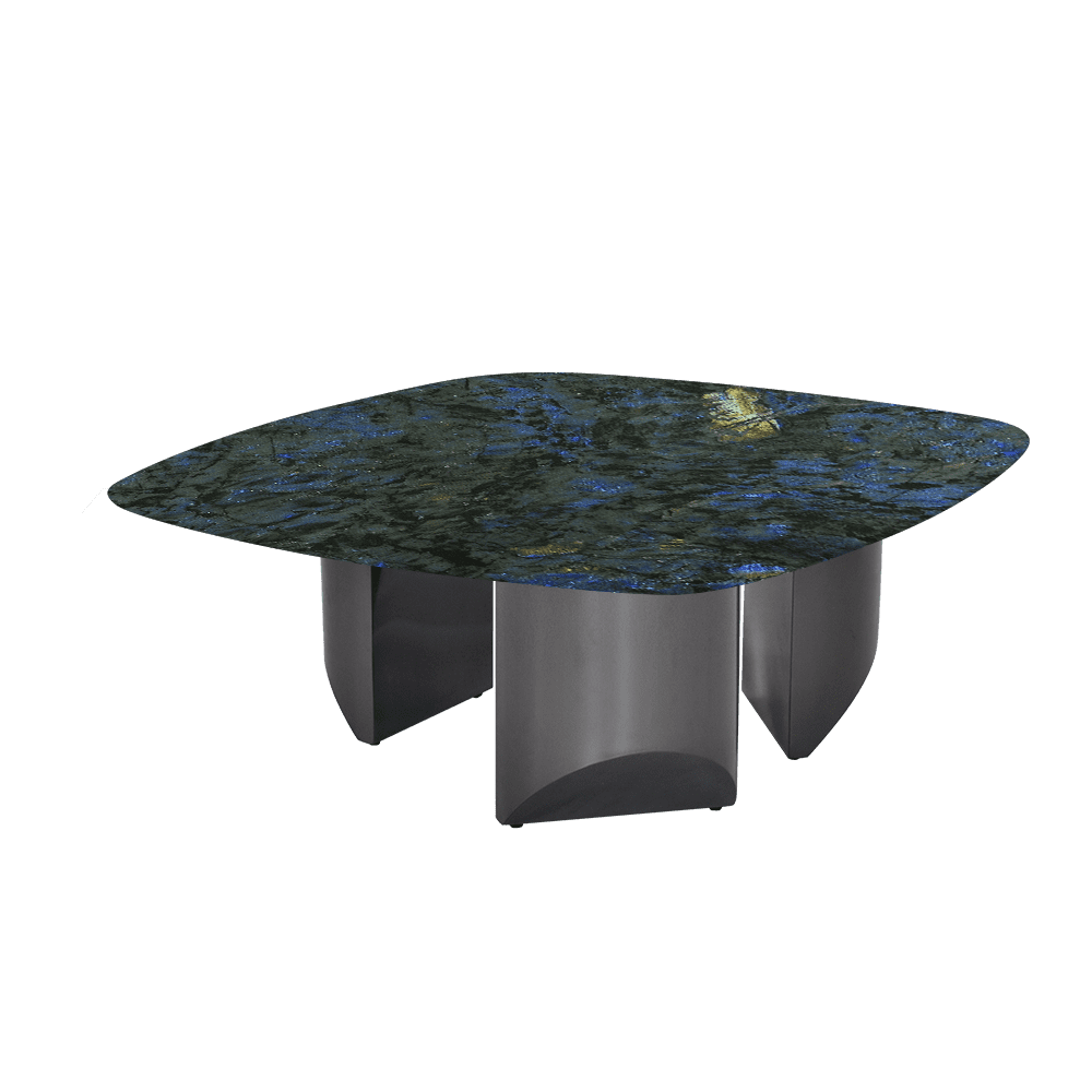 NOA – Mix & Match Marble Coffee Table with Stainless Steel Leg (1000mmx1000mm)
