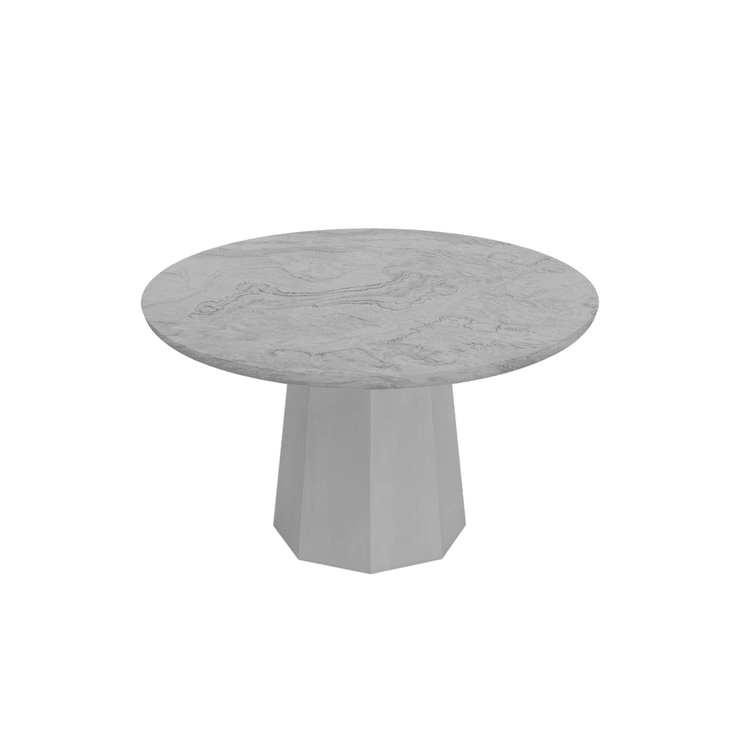 Mix & Match Round Marble Dining Table (Ø1.3m)