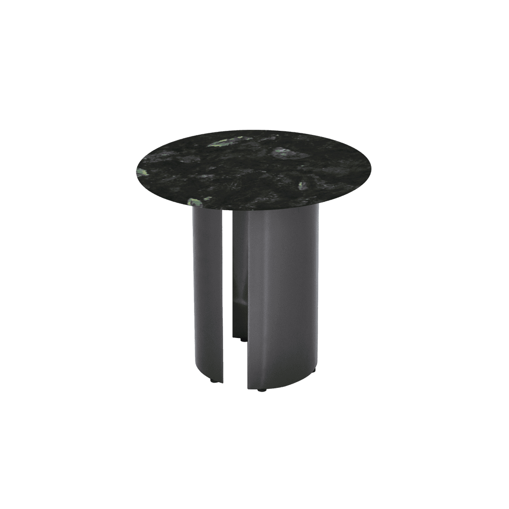 NOA Side Table - Mix & Match Marble Top with Stainless Steel Leg(500mm)