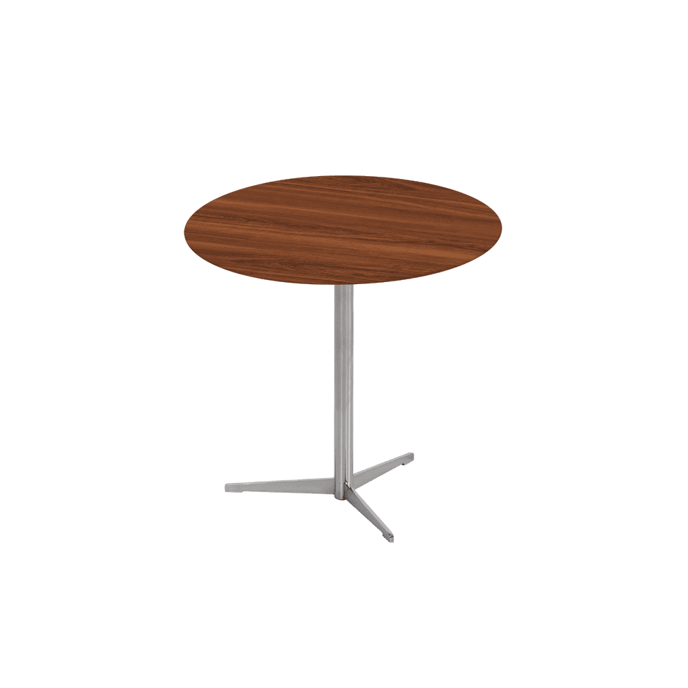 SILVIA Side Table - Mix & Match Marble Top with Silver Coloured Stainless Steel Base(500mm)