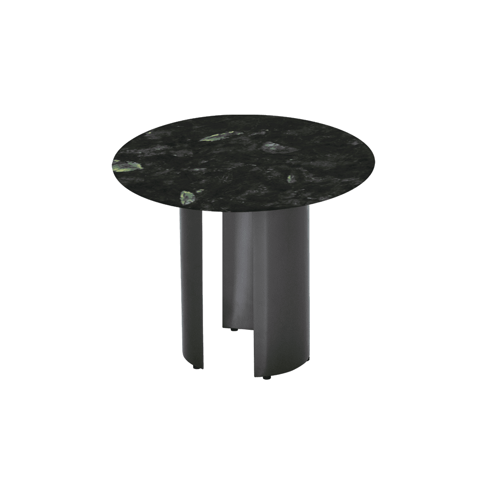 NOA Side Table - Mix & Match Marble Top with with Stainless Steel Leg(600mm)