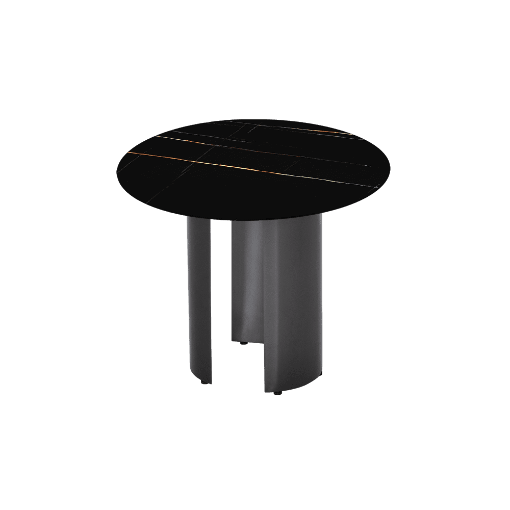 NOA Side Table - Mix & Match Marble Top with with Stainless Steel Leg(600mm)