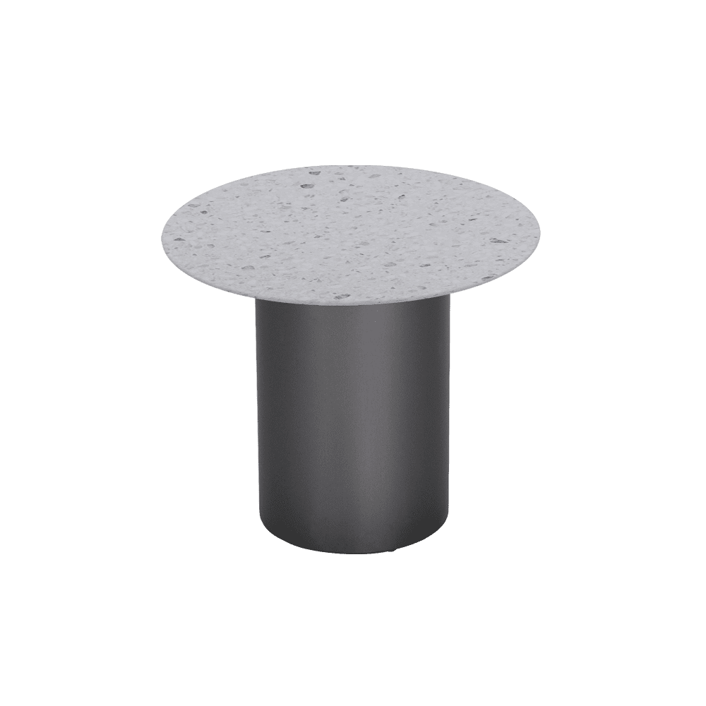 YUNA – Mix & Match Marble Side Table with Stainless Steel Leg (600mm)