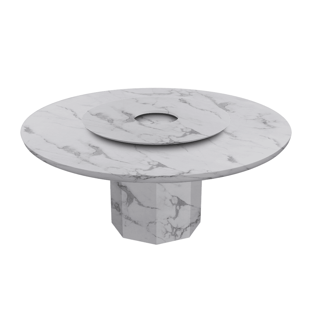Mix & Match Round Marble Dining Table (Ø1.8m)