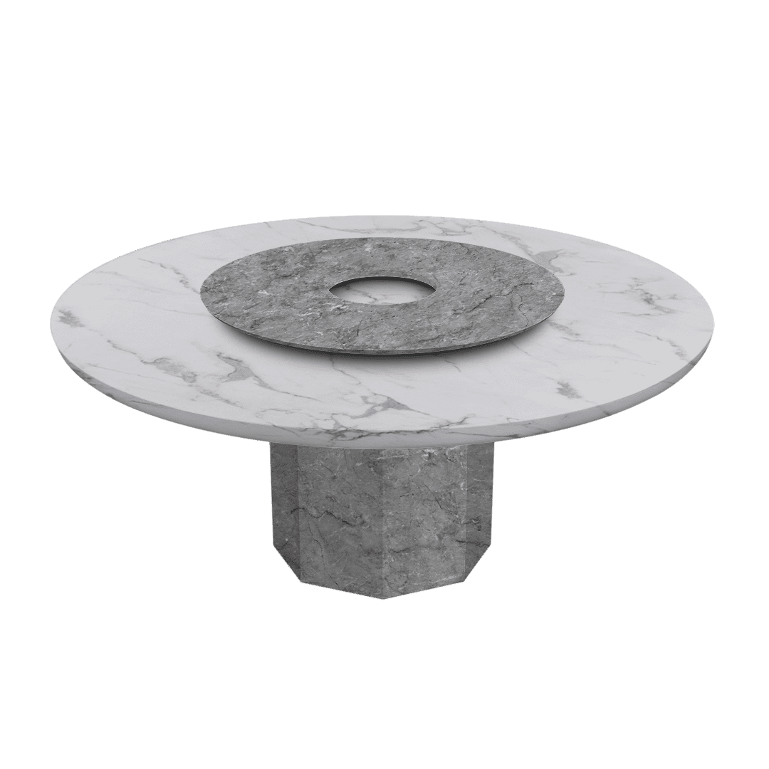 Mix & Match Round Marble Dining Table (Ø1.8m)