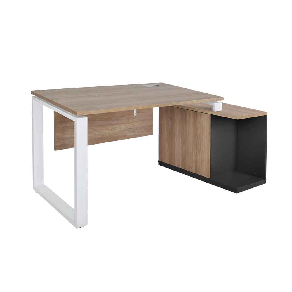 CALIS – Mix & Match Director 4ft Study Table with Side Return & Door