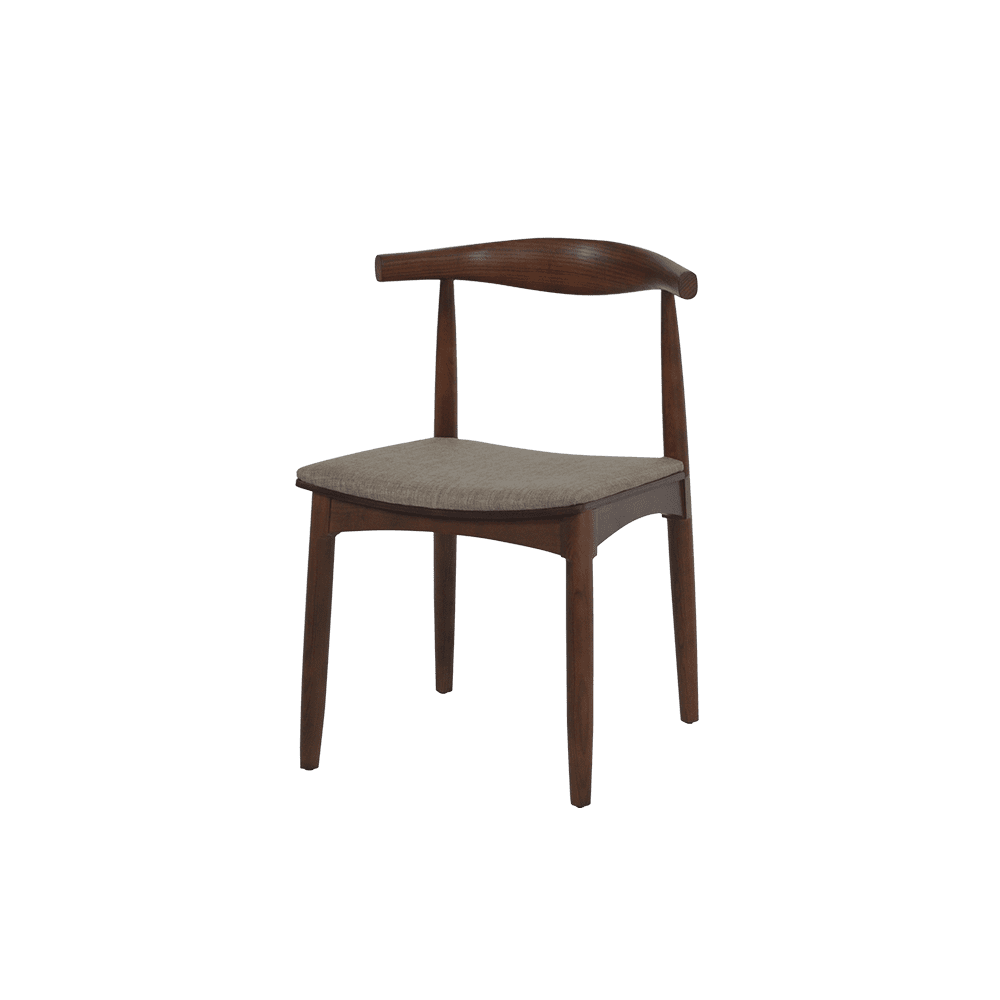 KAZUMI WALNUT - Solid Ash Wood Dining Chair