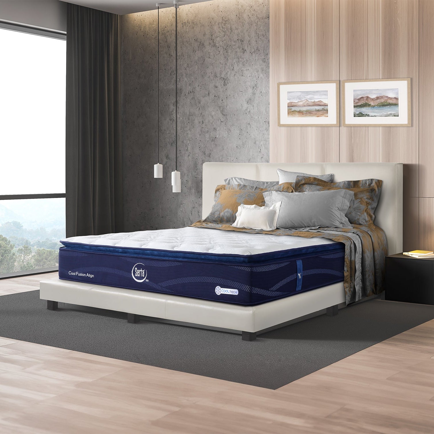 SERTA Cool Fusion Align™ - Exclusive Perfect Spine™ Colection Mattress (Single / Super Single / Queen / King / Super King)