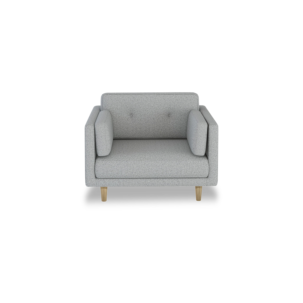 POSLEY - Fabric Sofa (1-seater)