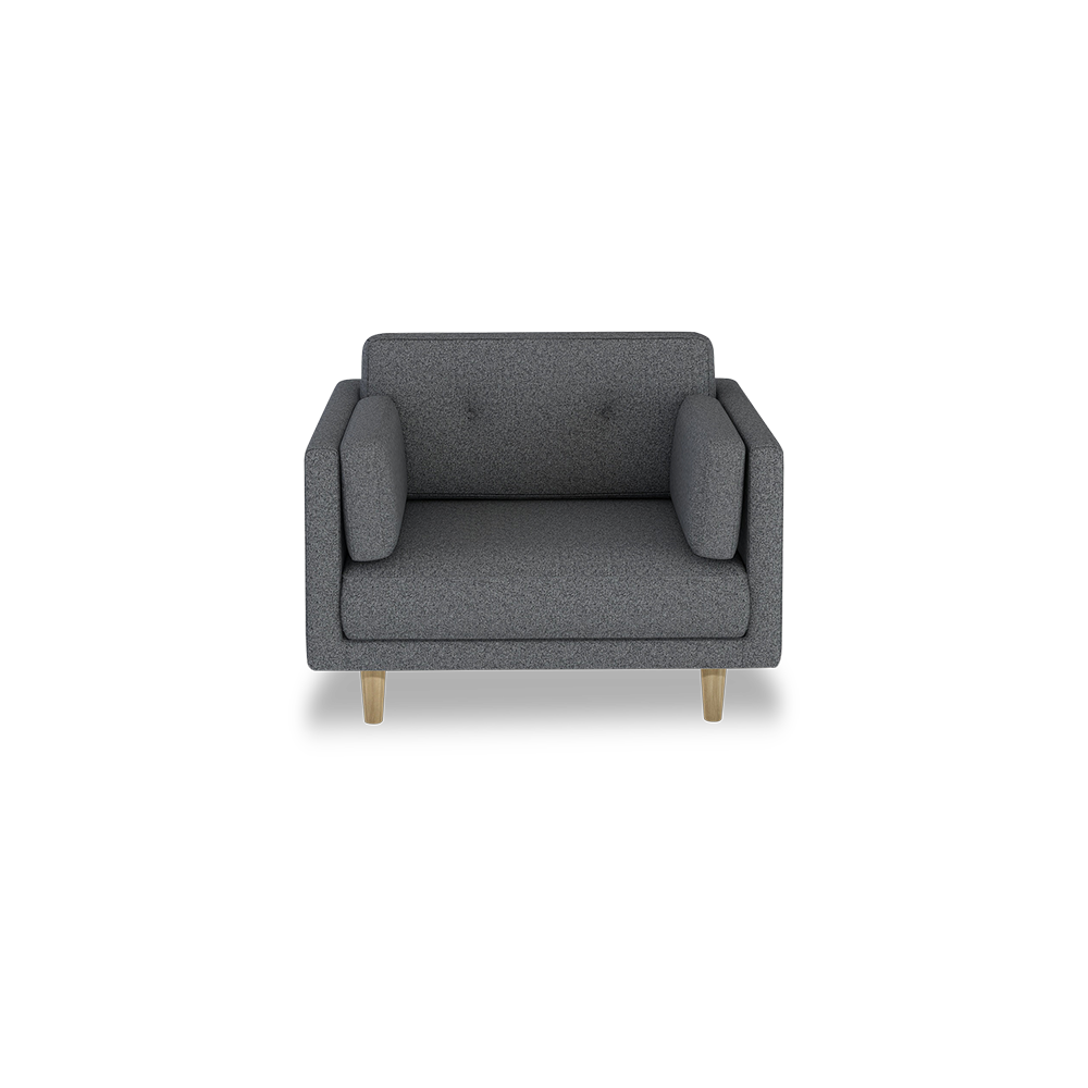 POSLEY - Fabric Sofa (1-seater)