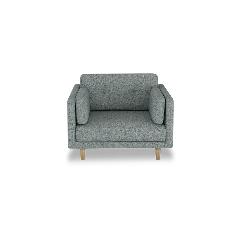 POSLEY - Fabric Sofa (1-seater)
