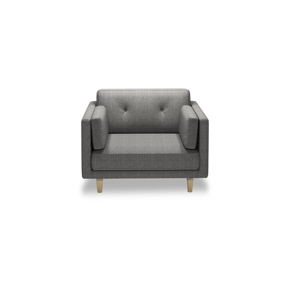 POSLEY - Fabric Sofa (1-seater)