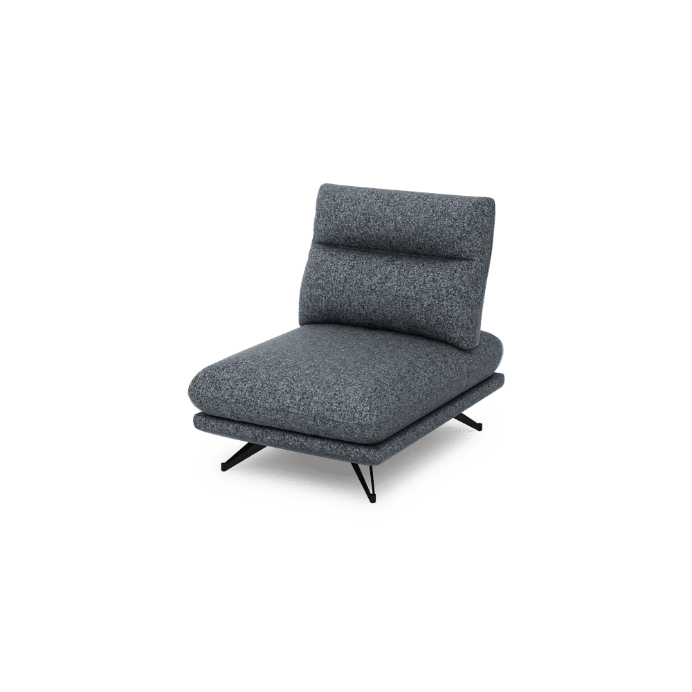 GAVORA – Push-Back Fabric Sofa / Armchair with Adjustable Backrest (1NA)