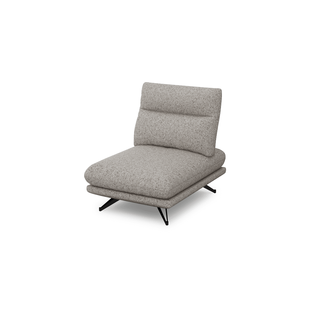 GAVORA – Push-Back Fabric Sofa / Armchair with Adjustable Backrest (1NA)