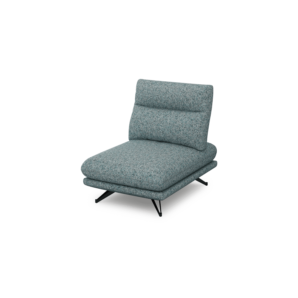 GAVORA – Push-Back Fabric Sofa / Armchair with Adjustable Backrest (1NA)