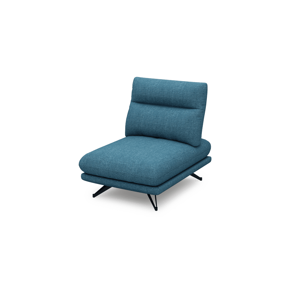 GAVORA – Push-Back Fabric Sofa / Armchair with Adjustable Backrest (1NA)