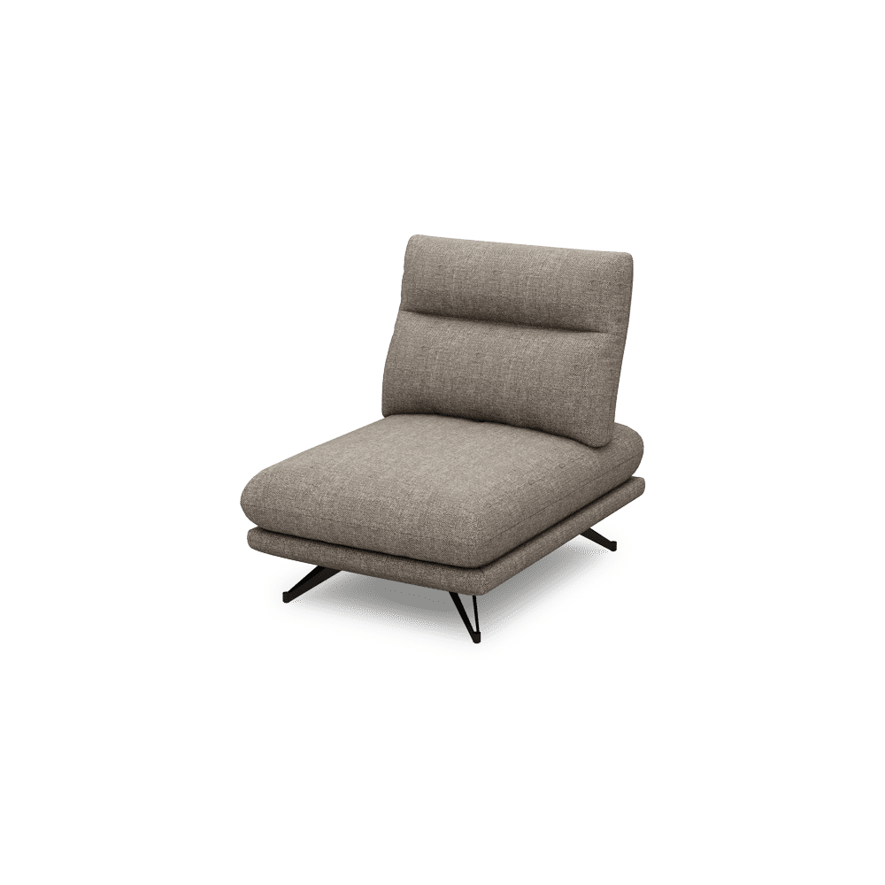 GAVORA – Push-Back Fabric Sofa / Armchair with Adjustable Backrest (1NA)