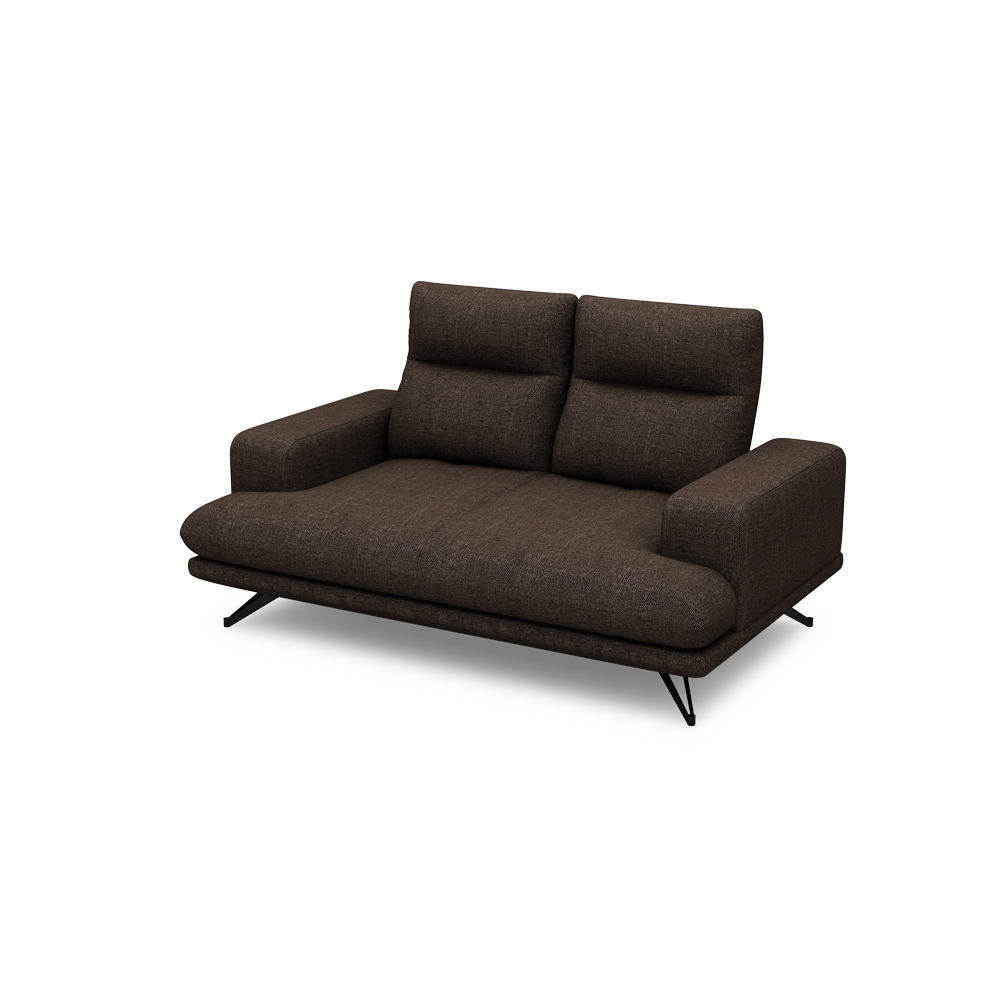 GAVORA – Push-Back Fabric Sofa with Adjustable Backrest (2-seater)