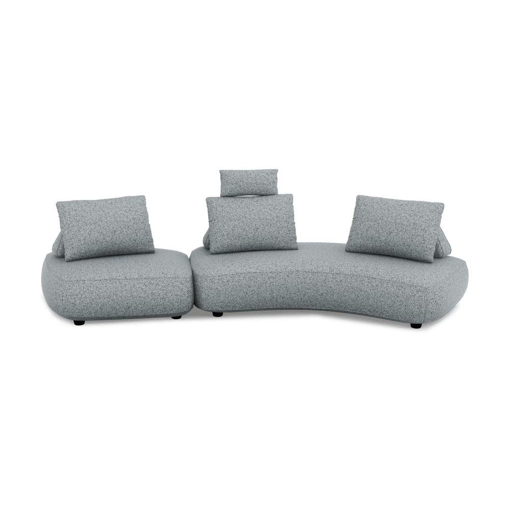 VARDINI – Sculpted Curve Sofa