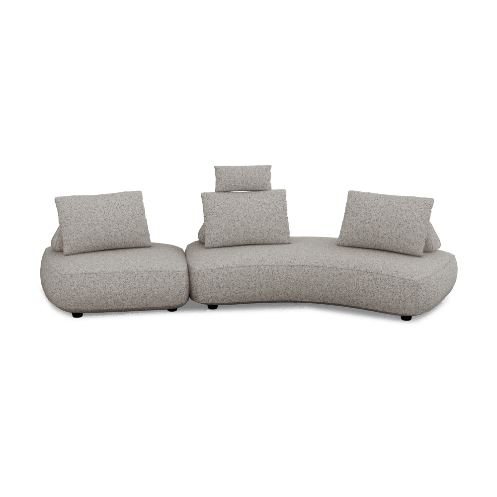 VARDINI – Sculpted Curve Sofa
