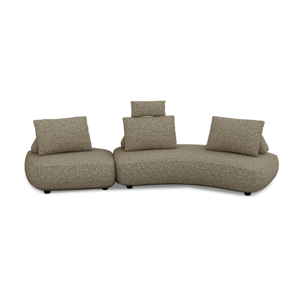 VARDINI – Sculpted Curve Sofa