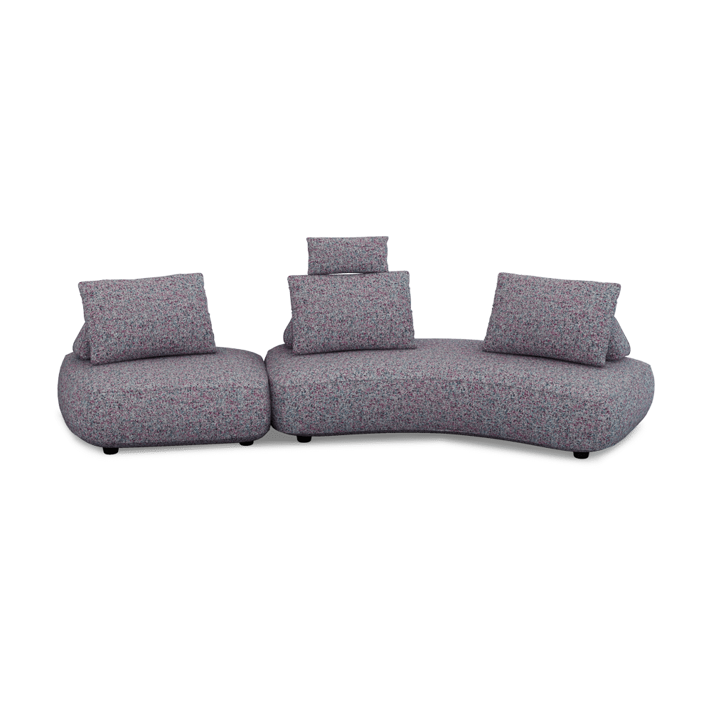 VARDINI – Sculpted Curve Sofa