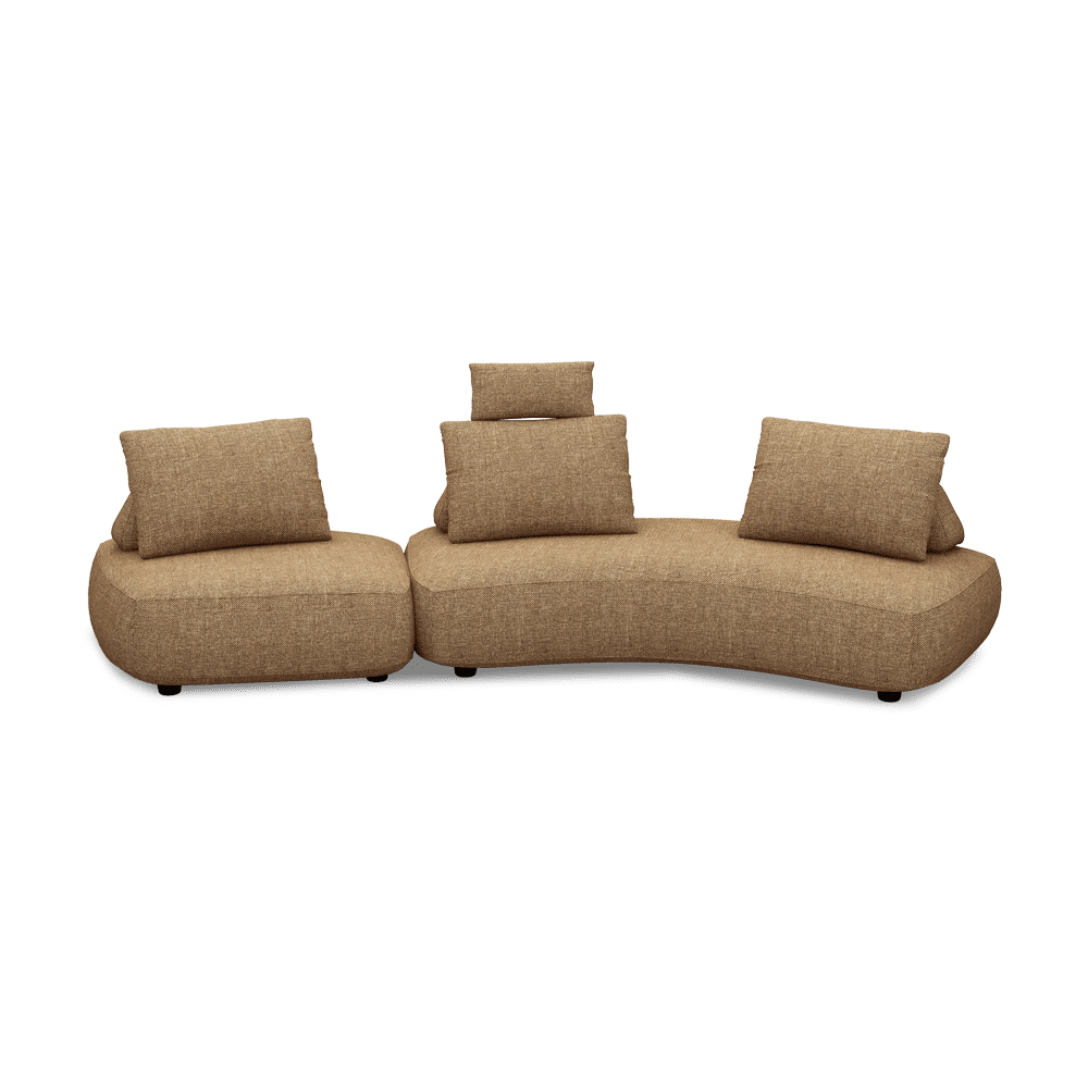 VARDINI – Sculpted Curve Sofa