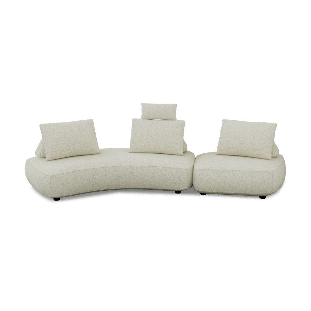 VARDINI – Sculpted Curve Sofa