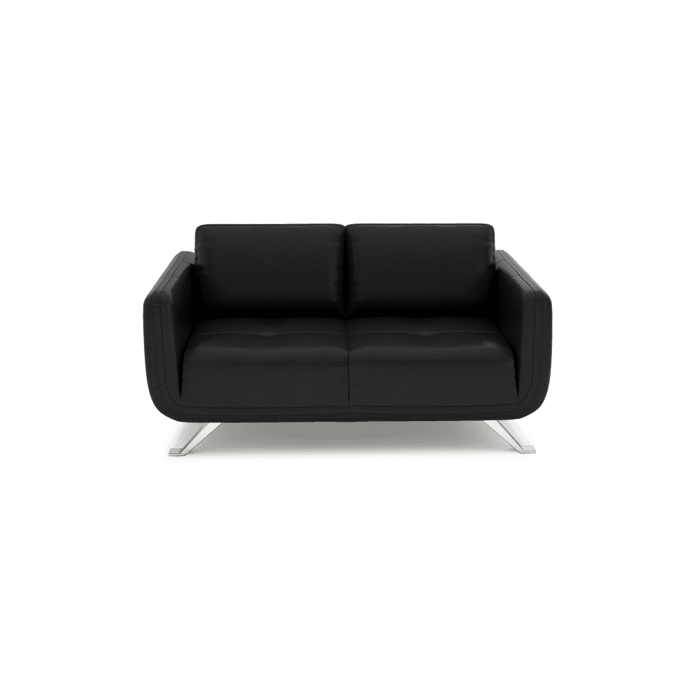 DIXON - Push Back Fabric / Leather Sofa (2-seater)